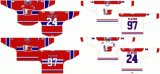Customized Western Hockey League Spokane Chiefs Ice Hockey Jersey