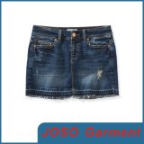 Dark Blue Girls Denim Mini Skirts (JC2018)
