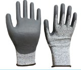 Cut Resistant Safety Work Gloves Coated with PU