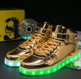 Fashion Men Women Luminous Sport LED Light up School Trainer Shoes