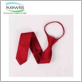 Red Color Polyester Material Necktie for Men