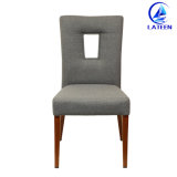 China Wholesale Modern Aluminum Dining Chair with Comfy Cushion