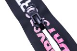 Waterproof Zipper with Printing Words and Fancy Puller/Top Quality