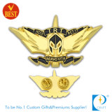 Custom Car Logo Hard Enamel Name Tin Military Security Metal Lapel Pin Badge Plastic Silver Plate Pilot Wings Furniture Soft Brass Badge for Promotional Gifts