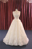 Lace Sequin Organza Ball Prom Cocktail Bridal Wedding Dress