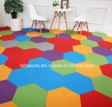 Hexagon Commercial Carpet Tils/Nylon Carpet Tiles/Sexangle Carpet Tiles
