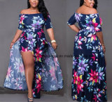 Women Long Maxi Dress, Ladies Floral Print Long Sleeve Boho Long Dress Esg10278