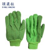 10g T/CD Work Gloves with One-Side PVC Polka Dots