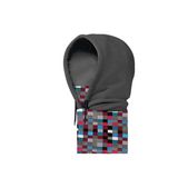 Grey Comfortable Winter Neck Warmer Hoodie Scarf Good Air Permeability (YH-HS221)