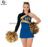 New Fashion Customized Printing Cheerleader Blue Popular Cheerleading Uniform Youth Dress