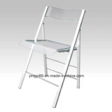 Modern Clear Acrylic & Steel Folding Chair