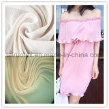 100% Polyester Crepe Chiffon Fabric for Lady Dress Fabric