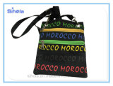 Morocco Souvenir 5 Color Print and Colorful Zipper Shoulder Bag