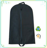 Eco Custom Black Logo Printed Non Woven Garment Bag