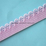 10mm Solid Dyed Stretchy Elastic Knit Facing with Picot