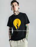 Cool Mens Cotton T-Shirt with Bulb Printing