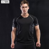 Men's Short Sleeve Sport Shirts Gym Sport Dry Fit Tshirt
