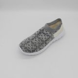 Slip-on Knitted Fabric Cement Shoes for Unisex