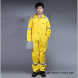 100% Cotton Flame Retardant Proban Long Sleeve Safety Coverall with Reflective Tape