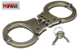 Steel Police Handcuffs, Nickel Plated