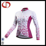 Long Sleeve Last Compression Cycling Jersey for Ladies