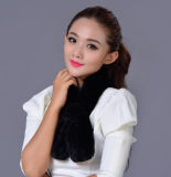 Women Fashion 100% Rex Rabbit Fur Winter Scarf (YKY4396)