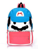 Mario Colleague Student Canvas Sports Bag Backpack