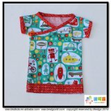 Kimono Style Baby Clothes Combed Cotton Babies T-Shirt