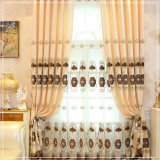Royal Luxury Embroidery Blackout Window Curtain (09F0043)