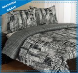 Urban Building Design Printed Quilt Cover Bedding