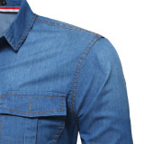 Hot Style Denim Coat Long Sleeve Jeans Shirt Denim Shirt Men