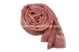 100% Chiffon Printed Silk Wool Blended Shawl (AFS100012323)