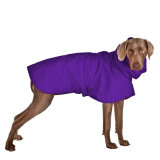 Waterproof Nylon Pet Clothes Purple Dog Raincoat