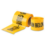 Free Sample Available Yellow Color Underground Detectable Warning Tape