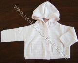 Babies' Cashmere Cardigan With Hoodie