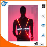 Adjustable Lightweight Reflective LED Vest for Cyclist