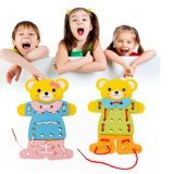 Wooden Children Educational Bear Dress-up Game Puzzle