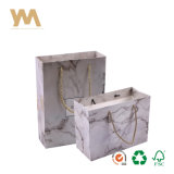 Custom Cosmetic Makeup Marble Paper Bag with Private Label
