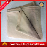 Wearable Throw Thick Wool Blanket for Airplane and Hotel