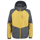 Two Colours Combination Mens Waterproof Breathable Padded Ski Jacket