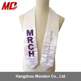 Imprinted Graduation Stole with Gold Trimming