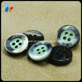 Black Small Round Fashion Engraved Shell Buttons for Shirts