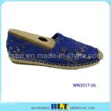 New Designer Women Casual Shoes with Lace Flowers