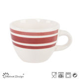 Red Color Hand Painting Mug