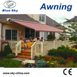 Patio Motorized Retractable Awning with LED Light B4100