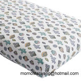 100% Knitted Cotton Printing Baby Crib Sheet Bed Sheet