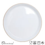 27cm Ceramic Plate Two Tone Round Shape