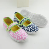 New Style Fashion Girls Printing Heart Canvas Shoes (FF0630 -5)