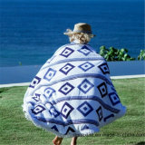 Cotton Round Beach Towel Beach Blanket with Top-Quality