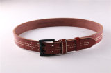 Newest Colorful Leather Belt with Hole and Stitching for Jeans